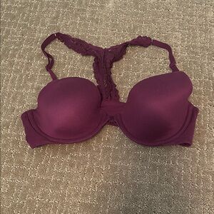 Victoria's Secret Deep Purple Lace Bra